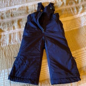 Baby Gap winter snow bib, snow pants, snow overalls. 2 years, toddler. Dark blue